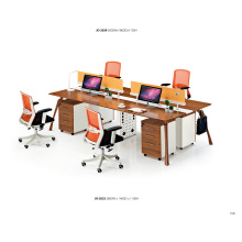 Modern Office System Workstation Staff Computer Desk with Partition /Drawer Unit